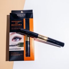 Mascara BROWIT by nongchat duo mascara #sexy black (hộp cam)