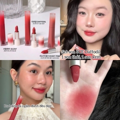 Set son 3CE bite into velvet (1 thỏi, 1 kem) - #daffodil #knit