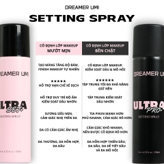 Xịt Khoá Nền DREAMER UMI Ultra Pro + (chai đen) 120ml