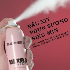 Xịt khóa nền DREAMER umi ultra set + setting spray 120ml (mới 2025)
