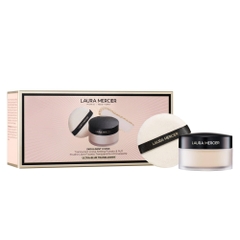Phấn phủ LAURA MERCIER matte (bột) - translucent (có bông kê tay)