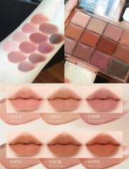 Bảng son CARMELA velvet blur - #0627 light euro (bảng nâu)