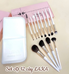 Bộ cọ LAKA 12 cây - #Trắng