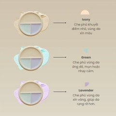 Che khuyết điểm REVECEN 3 complex - #coralpink+honeypeach+lightbeige