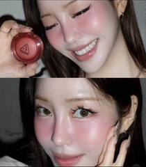 Má hồng 3CE Bouncy Blur Balm - #Pink Petal