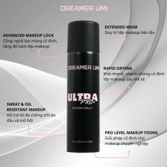 Xịt Khoá Nền DREAMER UMI Ultra Pro + (chai đen) 120ml