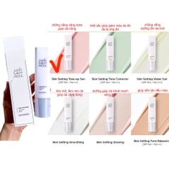 Kem lót JUNG SAEM mool skin setting 40ml - tone-up sun base (nhãn hồng)
