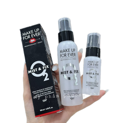 Xịt khoá nền MAKE UP for ever mist & fix (set 1 chai 100ml + 1 chai 30ml)
