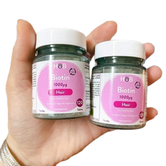 Viên uống kích thích mọc tóc BIOTIN 1000ug hair 120v