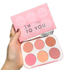 Má hồng INTO YOU you six color blush palette