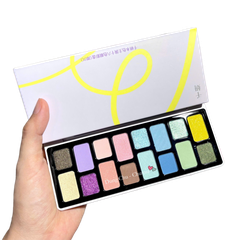 Phấn mắt Cheeryep Qianyan Natural Color 16 ô - #02 (chỉ vàng)