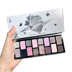 Phấn mắt Cheeryep Qianyan Natural Color 16 ô - #07 (tim xám)