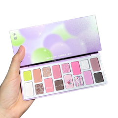 Phấn mắt Cheeryep Qianyan Natural Color 16 ô - #10 (bóng xanh tím) (Hàng Công Ty)