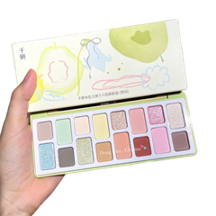 Phấn mắt Cheeryep Qianyan Natural Color 16 ô - #14 (quả lê xanh)