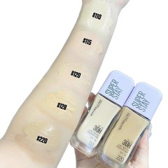 Kem nền MAYBELLINE super stay lumi-matte (nắp tím - việt) - 110
