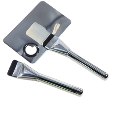 Cọ tán nền W cán bạc