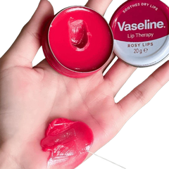 Dưỡng môi VASELINE lip therapy soothes dry lips (hũ thiếc) 20g - màu rosy