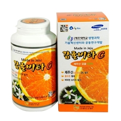 Viên ngậm vitamin C JEJU orange 120g