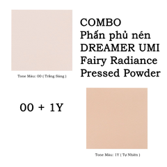 Phấn phủ DREAMER umi fairy radiance pressed - #1Y
