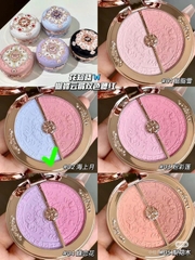 Má hồng FLOWER KNOWS butterfly cloud duo - #02 seaborne moon