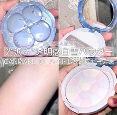 Phấn phủ CANMAKE marshmallow finish powder abloom - #01 (vỏ xanh bạc)