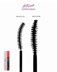 Mascara CLIO kill lash fine (tách set ko hộp) - #01 vanilla black (bản mới - hồng)