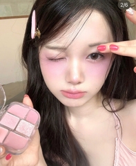 Phấn mắt + bắt sáng + má WAKEMAKE soft sheer 6ô - #03 lavender pleasure