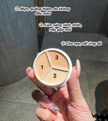 Che khuyết điểm TFIT concealer three-color (tặng cọ + mút) - #01 neutral