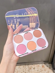 Má hồng INTO YOU you six color blush palette (công ty)