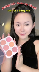 Má hồng INTO YOU you six color blush palette (công ty)