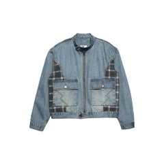 VINTAGE MIXED DENIM JACKET