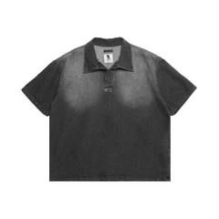 MIDNIGHT DENIM POLO SHIRT