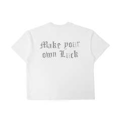OWN LUCK BOXY T-SHIRT WHITE