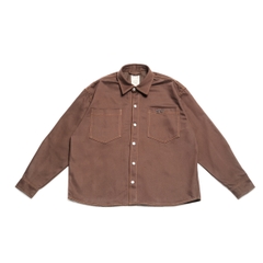 MOCHA BUTTON SHIRT