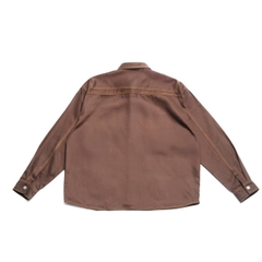MOCHA BUTTON SHIRT