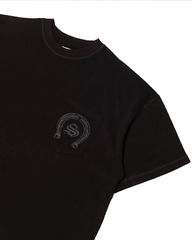 OWN LUCK BOXY T-SHIRT // BLACK