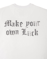 OWN LUCK BOXY T-SHIRT WHITE