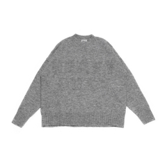 GRAVEL GREY KNIT SWEATER