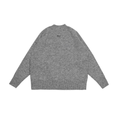 GRAVEL GREY KNIT SWEATER