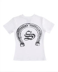 OWN LUCK BABYTEE // WHITE