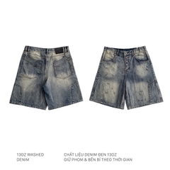 FADED TIDE DENIM SHORTS