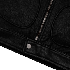 OIL BLACK TRUCKER JACKET