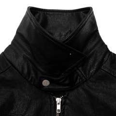 OIL BLACK TRUCKER JACKET