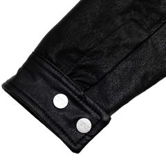 OIL BLACK TRUCKER JACKET