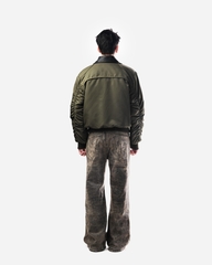 FORGE COLLAR BOMBER - OLIVE