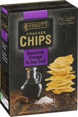 BÁNH SNACK GIÒN Arnott’s Cracker Chips, VỊ GÀ MẬT ONG XÌ DẦU / GIẤM BALSAMIC & MUỐI BIỂN, Honey Soy Chicken / Balsamic Vinegar & Sea Salt, 150g