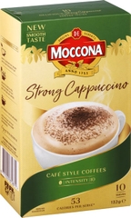 HỘP 10 GÓI CAFE Moccona Coffee Sachets (13.7g / gói) - Caramel Latte / Double Shot