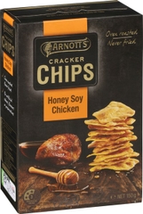 BÁNH SNACK GIÒN Arnott’s Cracker Chips, VỊ GÀ MẬT ONG XÌ DẦU / GIẤM BALSAMIC & MUỐI BIỂN, Honey Soy Chicken / Balsamic Vinegar & Sea Salt, 150g