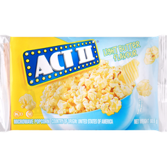 TÚI BẮP LÒ VI SÓNG Act II Kettle Microwave Popcorn, VỊ BƠ Butter / MẶN NGỌT Sweet & Salty, 85g
