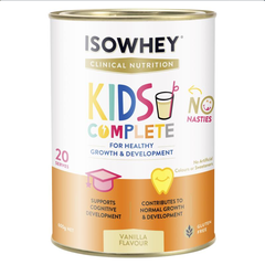 THỨC UỐNG CHO TRẺ IsoWhey Clinical Nutrition Kids Complete Vị SOCOLA – VANI, 600g